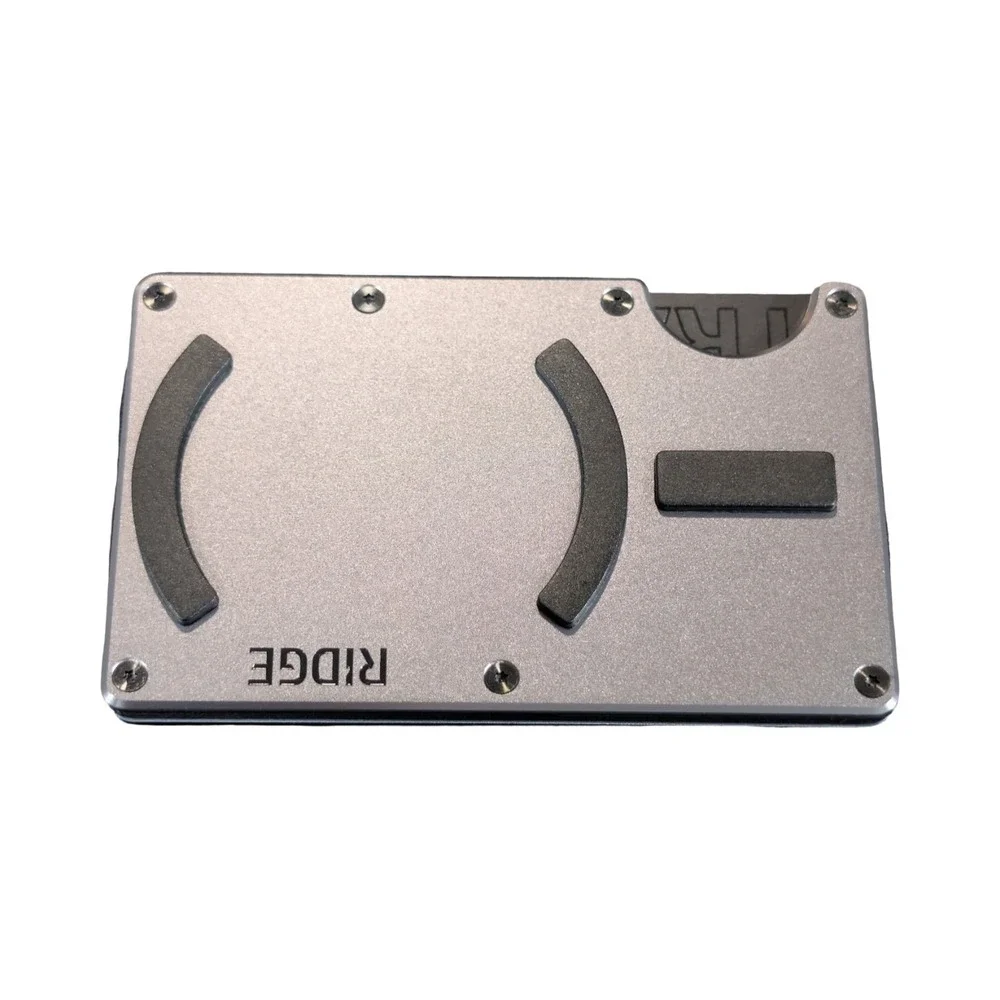 Qq2o The Ridge RFID Wallet for Magsafe W/ Cash Strap - Gunmetal Open Box Read⬇️